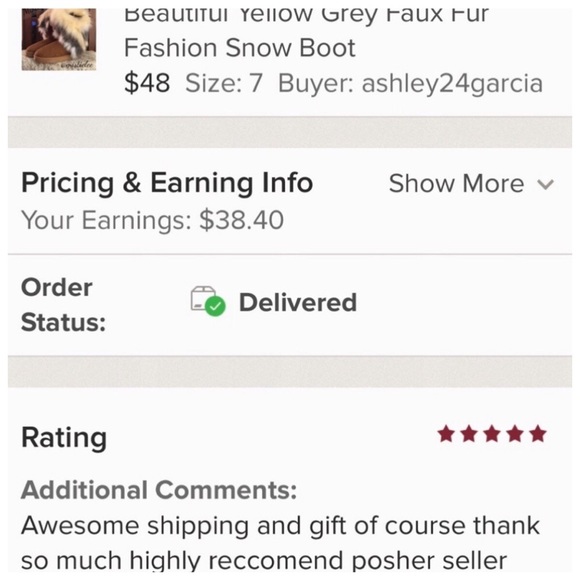 5⭐️RATED Faux Leather Warm Comfy Fall Fuzzy Winter Boot NEW Boutique Size 7 - Picture 14 of 14